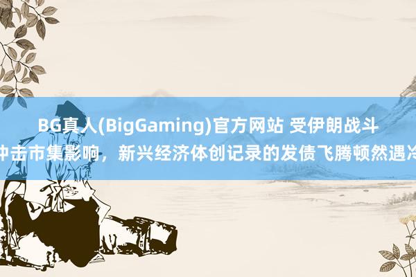 BG真人(BigGaming)官方网站 受伊朗战斗冲击市集影响，新兴经济体创记录的发债飞腾顿然遇冷